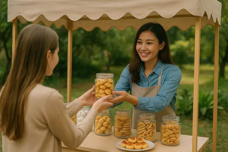 Jualan Kue Kering Lebaran