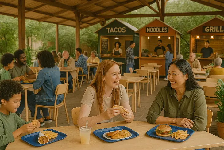 Warung Komunitas atau Food Court Bersama